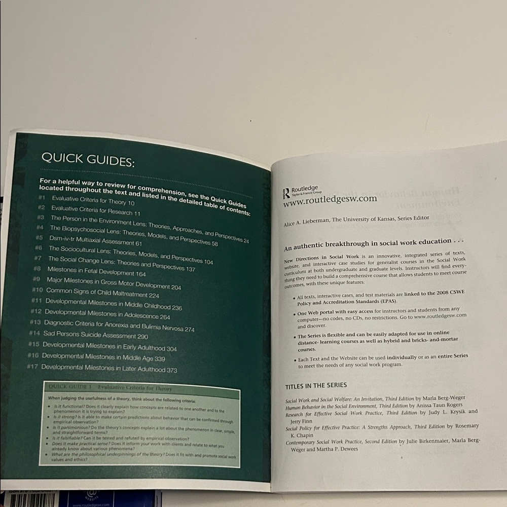 Human Behavior in the Social Environment Social Work Books for Grad Students - Picture 6 of 9